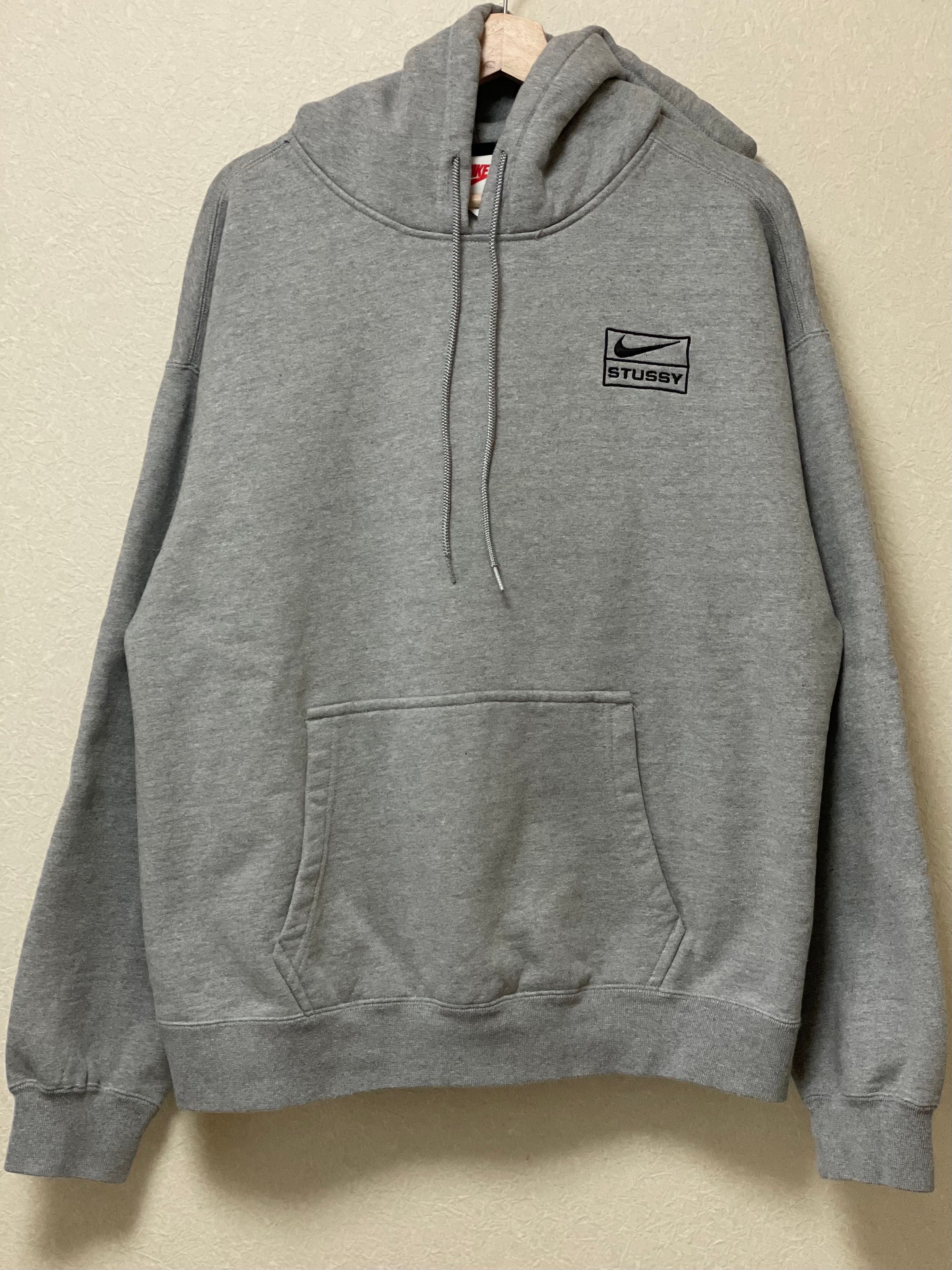 Stussy × Nike NRG Washed Hoodie (US Size) "Grey" DJ9488-063