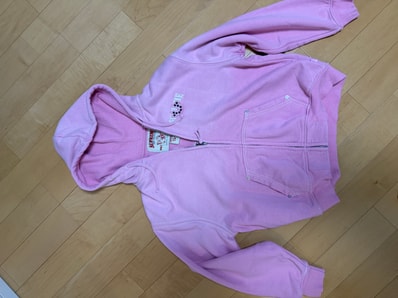 Supreme x True Religion Zip Up Hooded Sweatshirt "Pink"