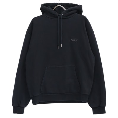 セリーヌ 2Y9561670Q スタッズ エンブロイダリー ルーズフィット フーディー L