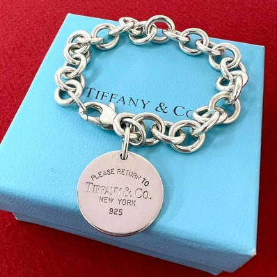 TIFFANY&Co. ティファニー リターントゥ ラウンドタグ ブレスレット シルバー925 ブレスレット シルバー
38127