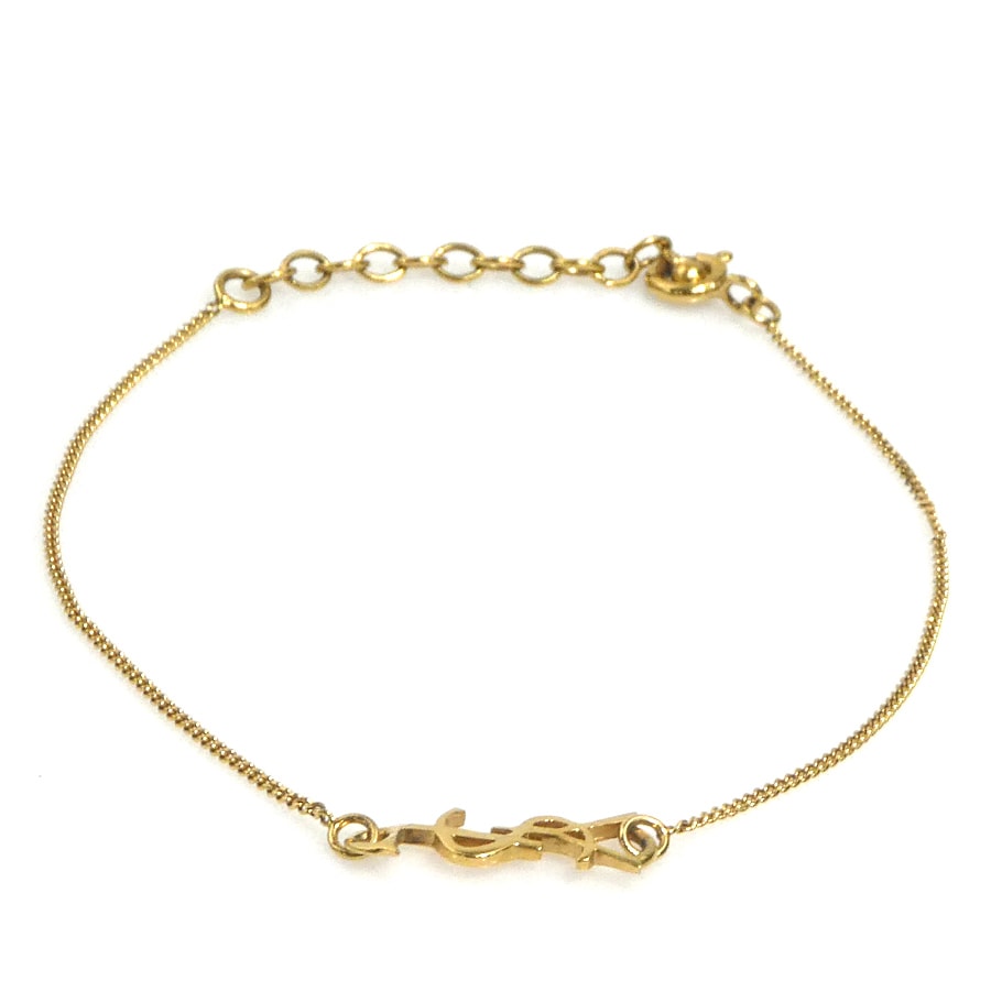 サンローラン SAINT LAURENT ブレスレット メタル ゴールド レディース【中古】 56920a