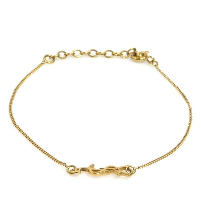 サンローラン SAINT LAURENT ブレスレット メタル ゴールド レディース【中古】 56920a