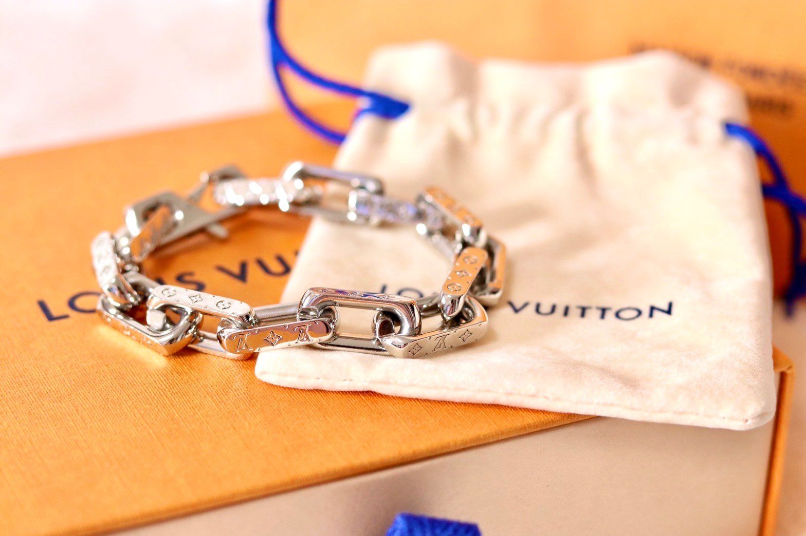 Louis Vuitton Monogram Chain Bracelet