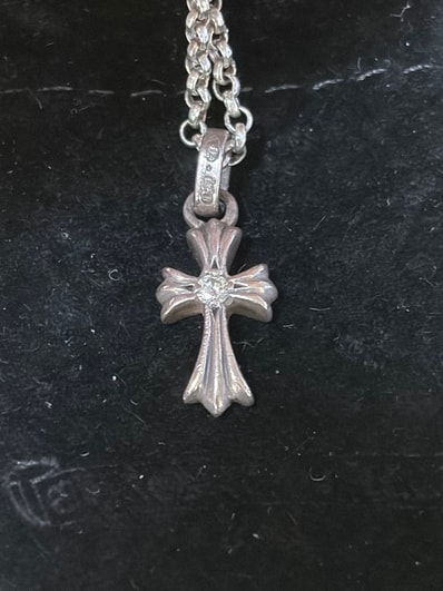 Chrome Hearts Cross Baby Fat Charm "Silver"