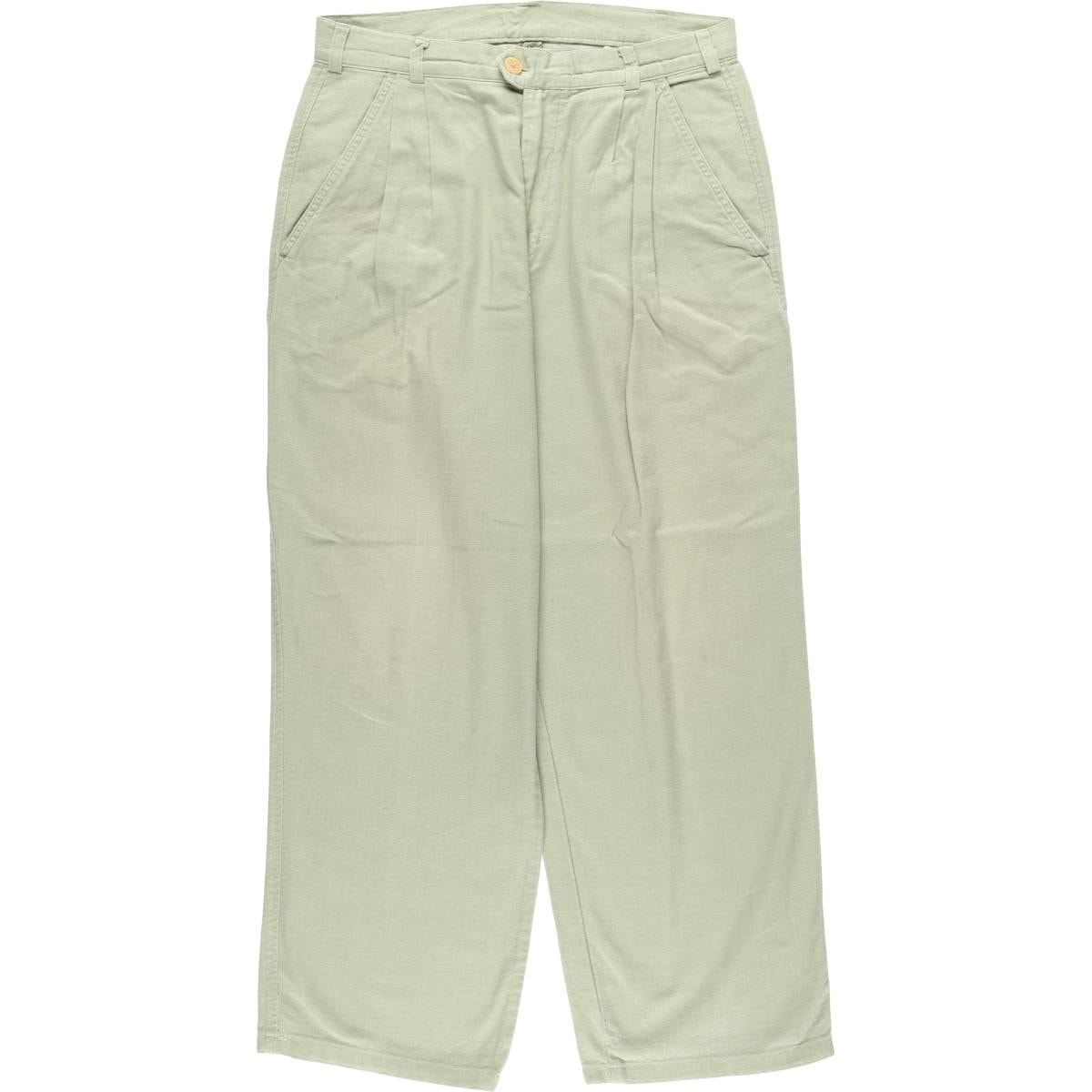 古着 90年代 パタゴニア Patagonia A/Cパンツ 55441S1 ツータック コットン スラックスパンツ USA製 メンズw32相当 ヴィンテージ/eaa658337