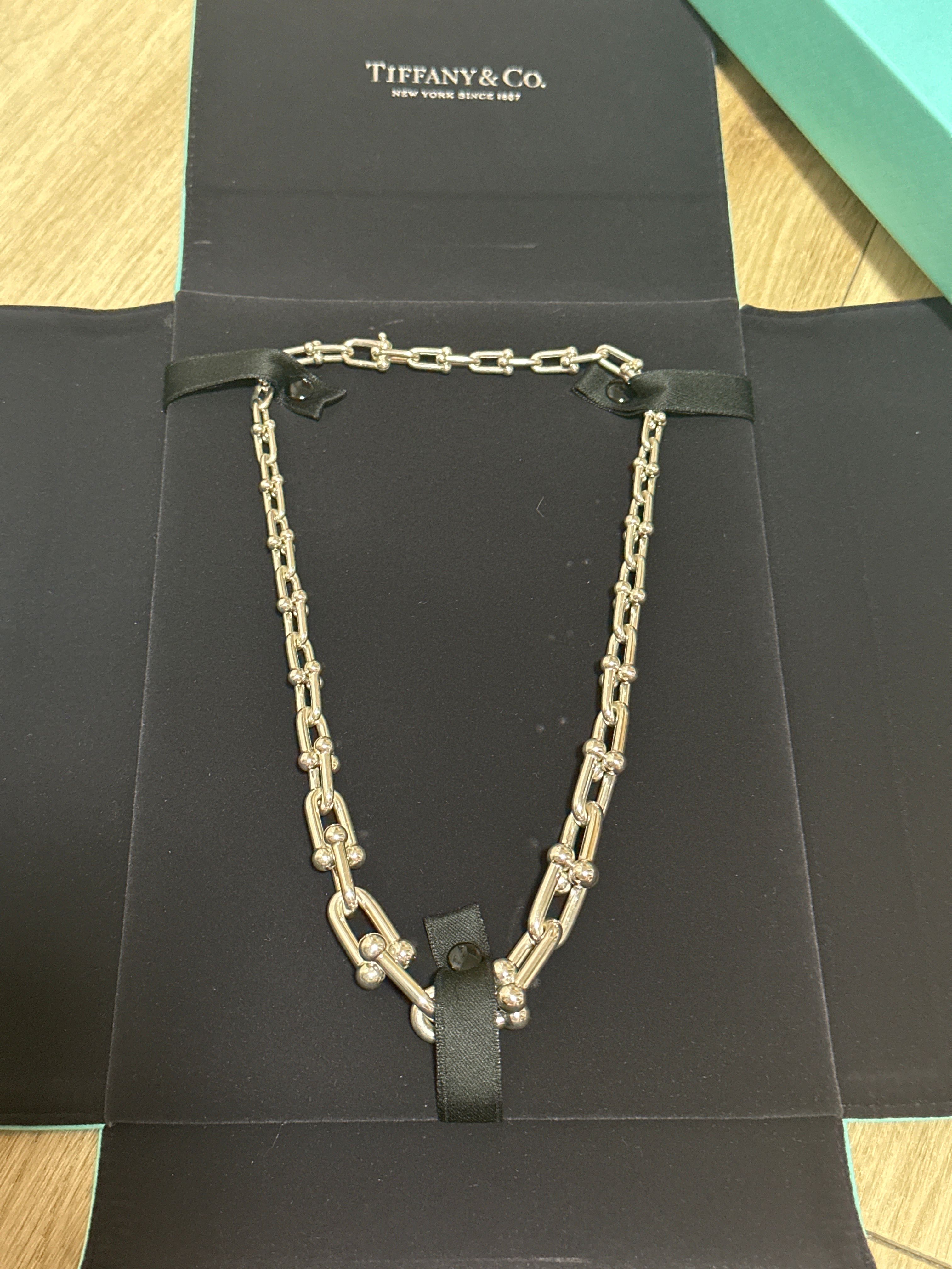 Tiffany & Co. HardWear Graduated Link Necklace "Silver"
