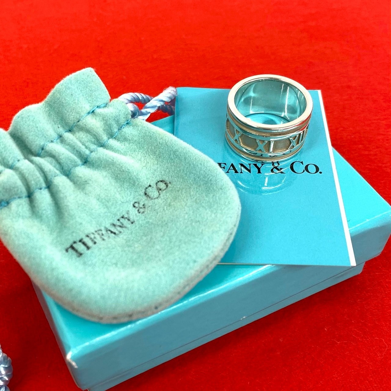 TIFFANY&Co. ティファニー ワイド アトラス リング シルバー925 リング・指輪 13号 シルバー
 83779