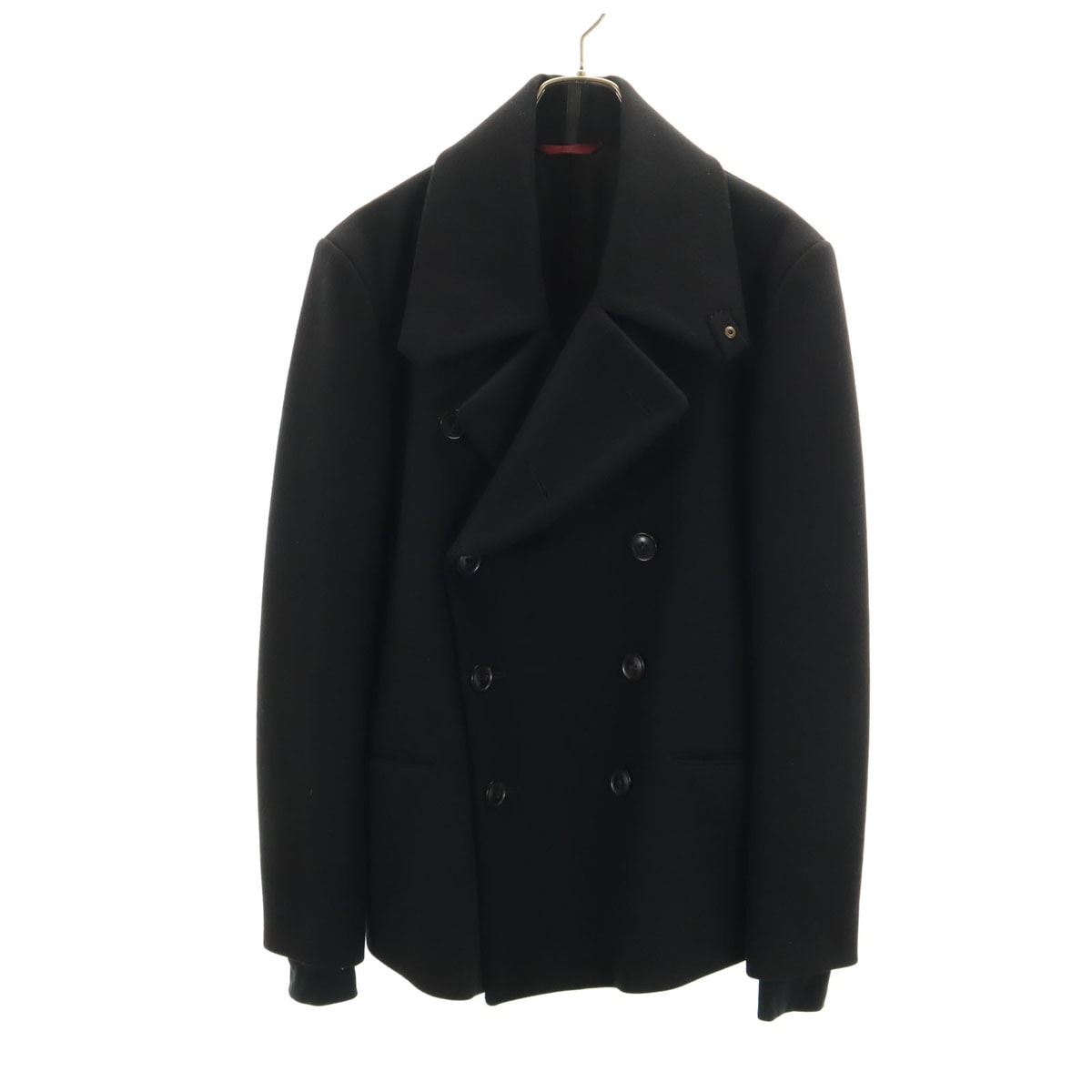 Paul Smith ポールスミス ライトメルトン ピーコート L ブラック Pコート