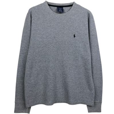 古着 ラルフローレン Ralph Lauren POLO RALPH LAUREN SLEEPWEAR サーマルロンT ワッフル メンズM相当/eaa660706