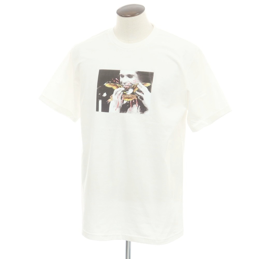 【中古】シュプリーム Supreme x ANTIHERO 2025年秋冬 Ozzy Tee コットン 半袖Tシャツ ホワイト【サイズL】【メンズ】
