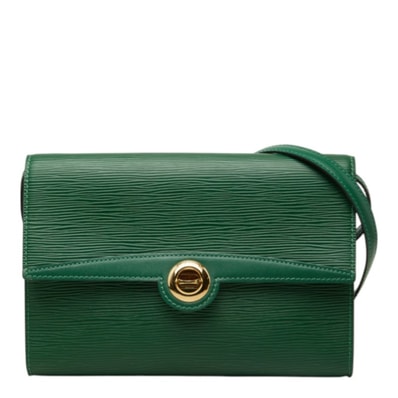 ルイ ヴィトン エピ アルシュ クラッチバッグ ショルダーバッグ 2WAY M52574 ボルネオグリーン レザー レディース LOUIS VUITTON 中古