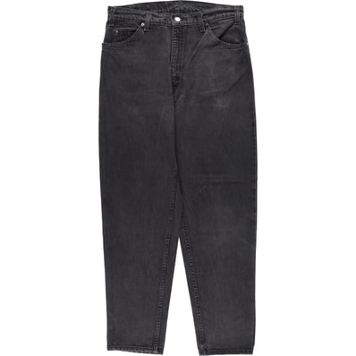 古着 リーバイス Levi's 550 ブラックデニム テーパードデニムパンツ USA製 メンズw34相当 ヴィンテージ/eaa649116