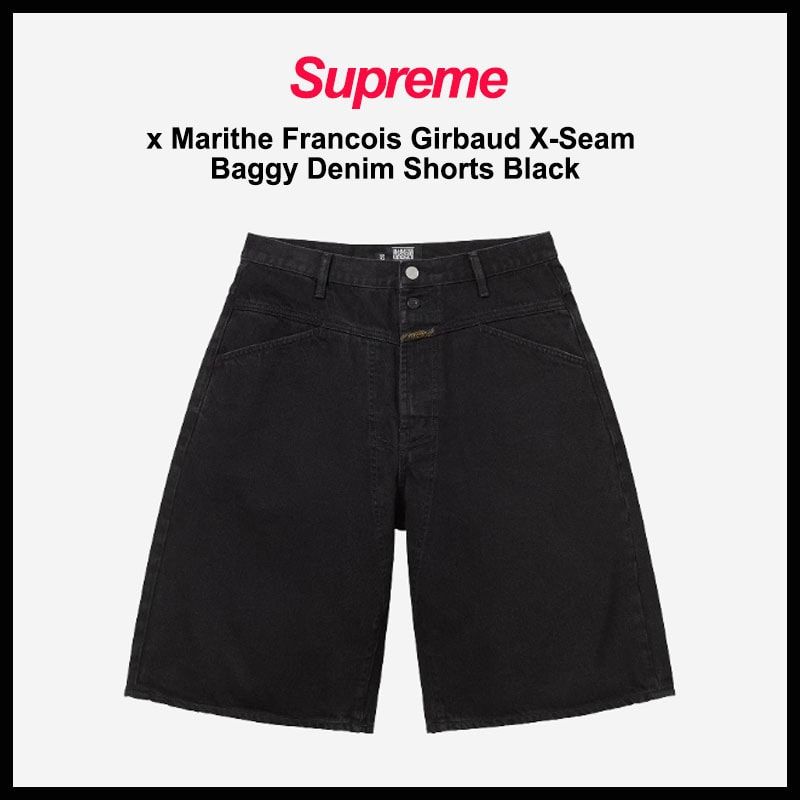 Supreme x Marithe + Francois Girbaud X-Seam Baggy Denim Short "Black"