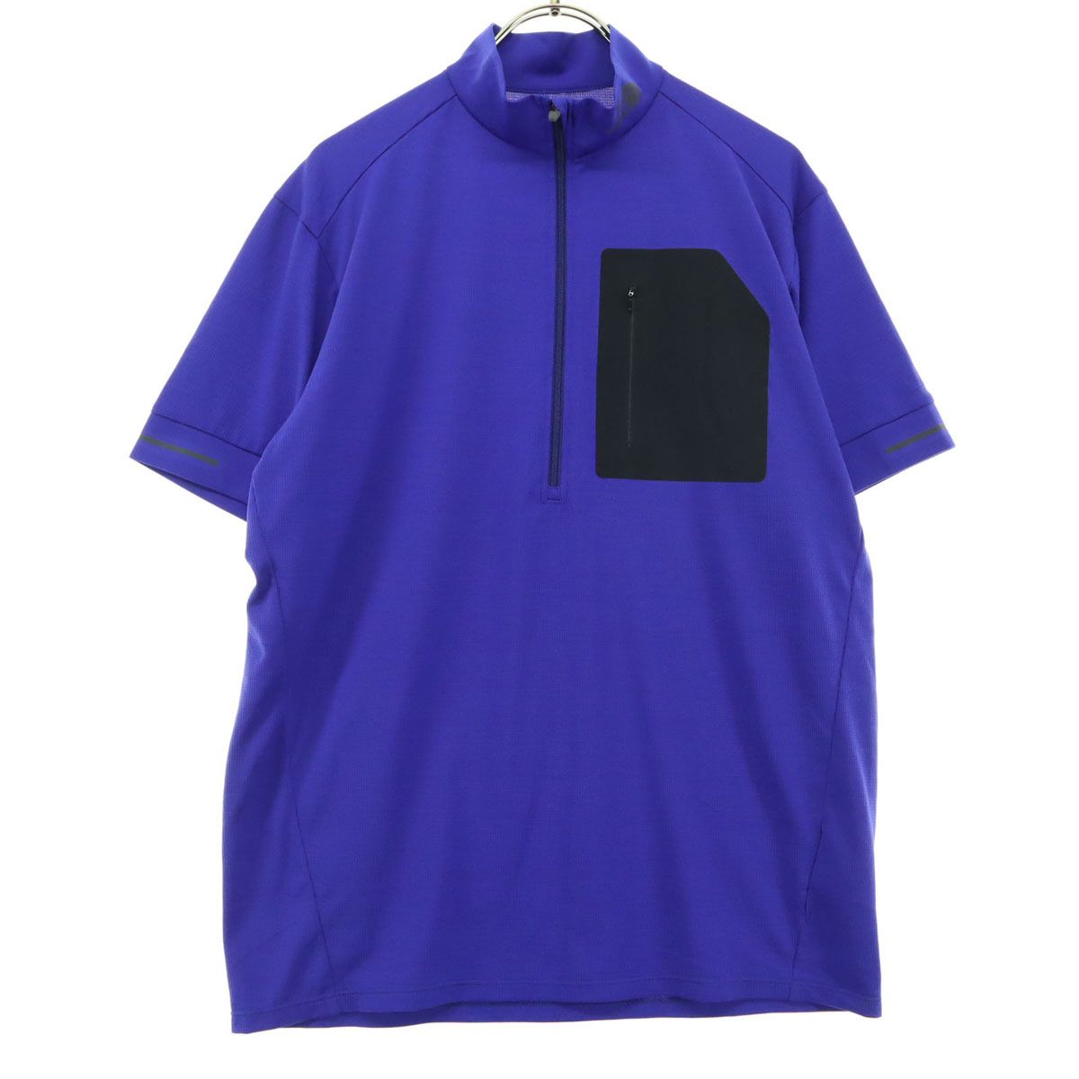 美品 THE NORTH FACE 半袖 ハーフジップ Tシャツ