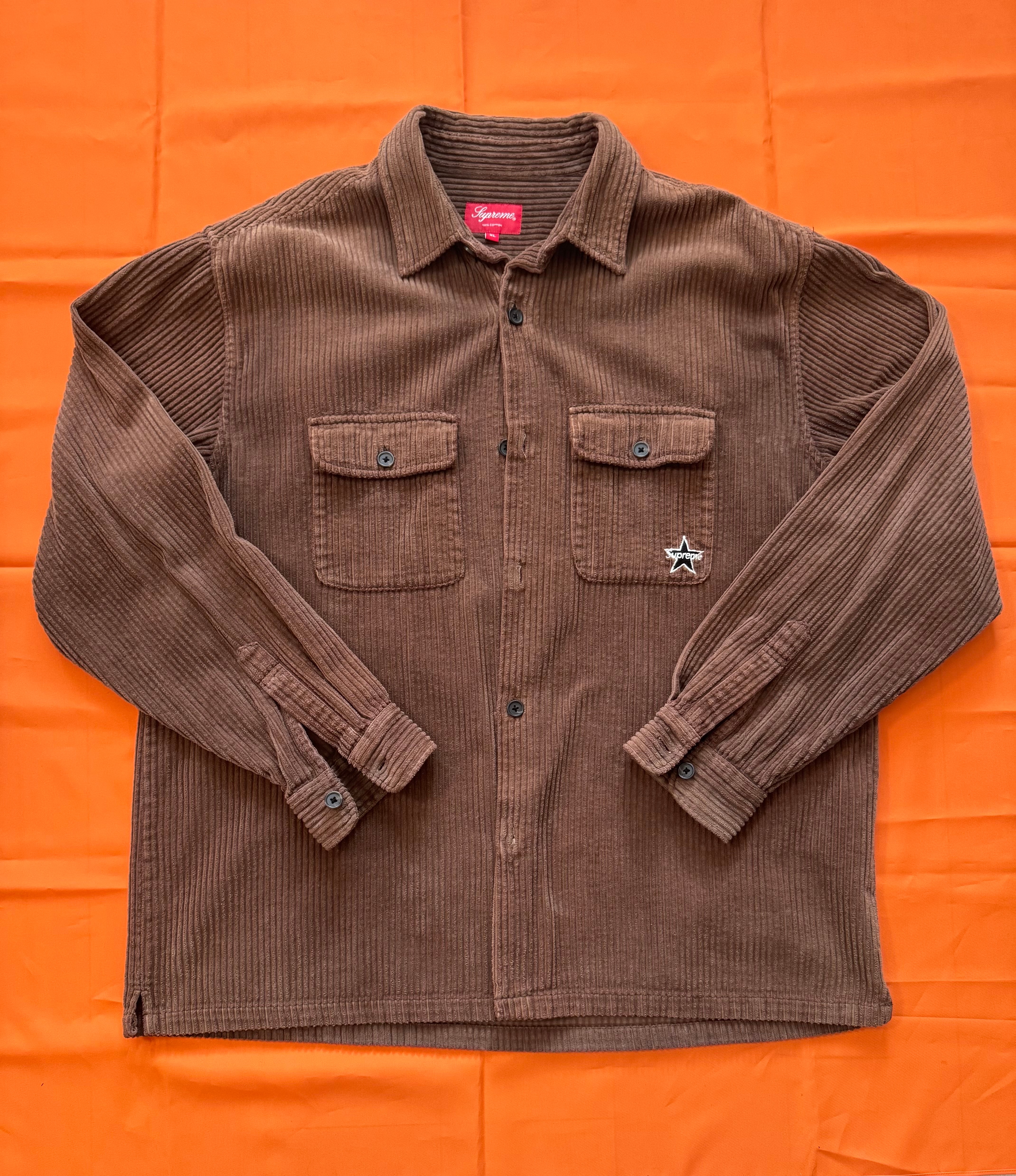 Supreme Corduroy Shirt "Brown"