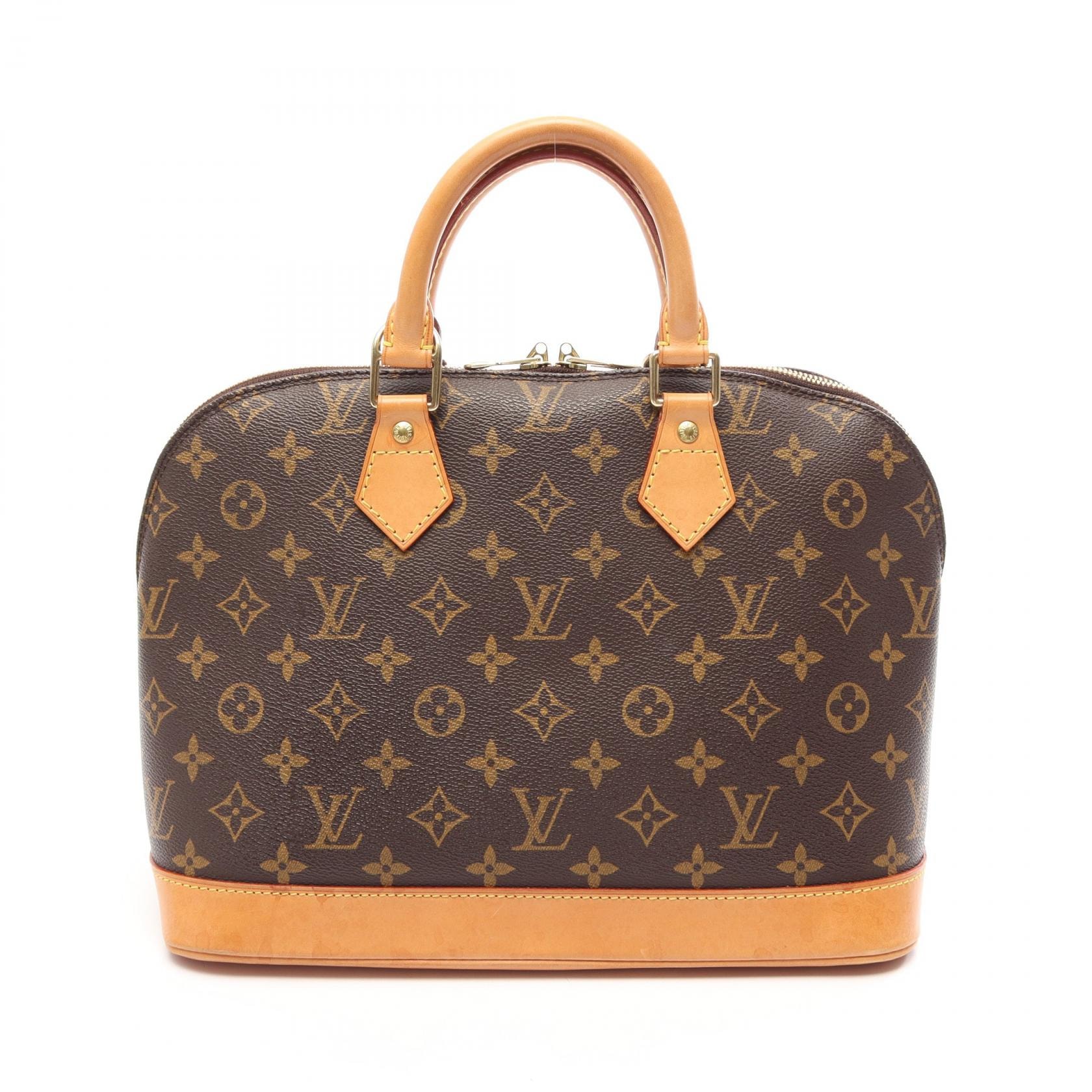 ルイ・ヴィトン LOUIS VUITTON アルマPM ハンドバッグ バッグ PVCコーティングキャンバス レザー モノグラム レディース ブラウン系 M51130 【中古】