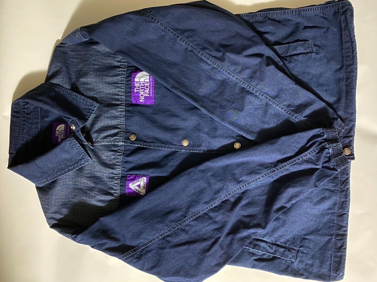 PALACE THE NORTH FACE PURPLE LABEL Indigo Ripstop Coach Jacket "Indigo"
