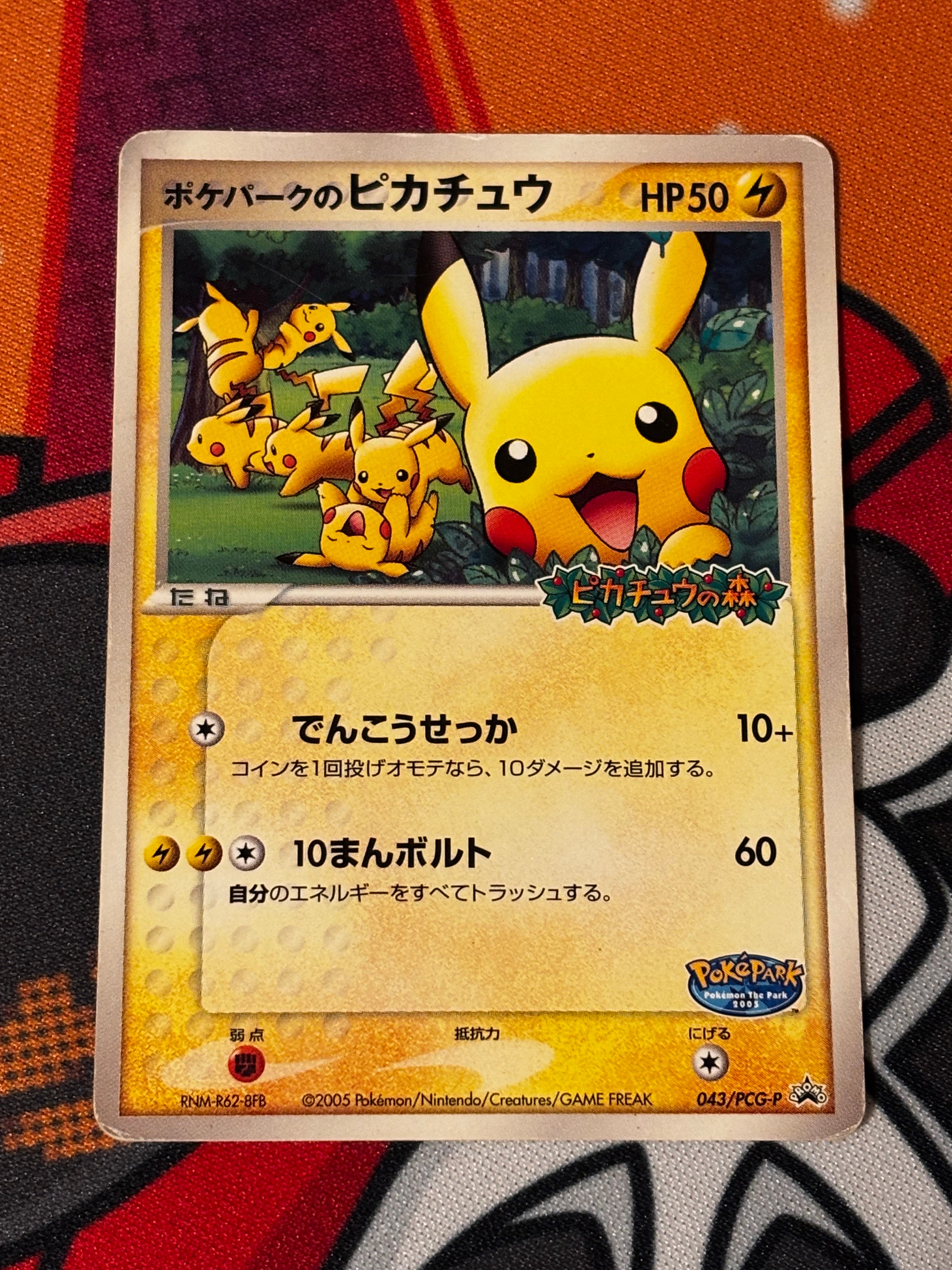 ポケパークのピカチュウ プロモカード 043/PCG-P 未開封 ポケパークの