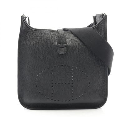 エルメス HERMES エヴリン 3 トロワ PM ショルダーバッグ バッグ レザー トリヨンクレマンス トリヨンクレマンス ブラック(エルメス) U刻印(2022年製造) レディース ブラック系 【中古】