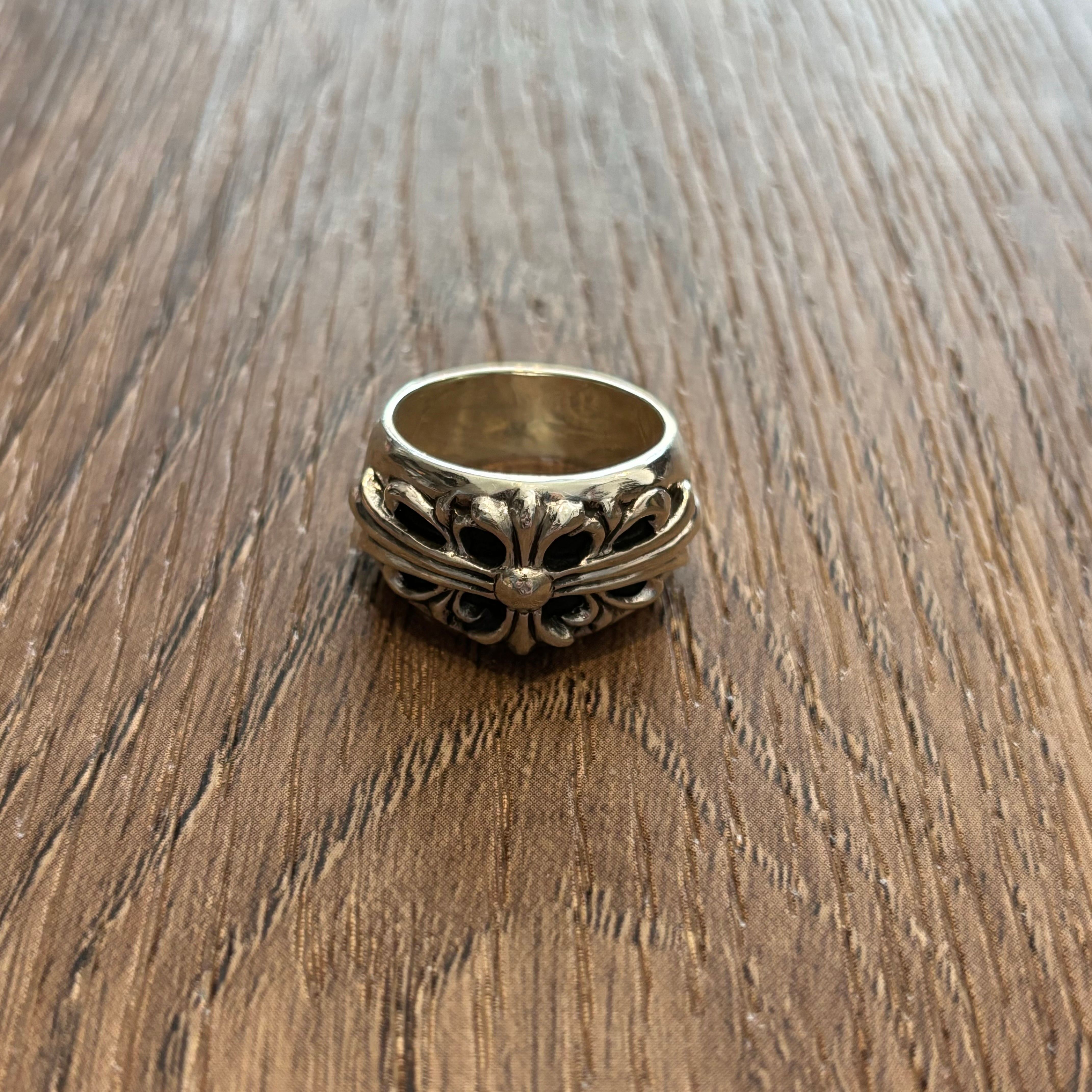 chrome hearts クロムハーツ フローラルクロスリング