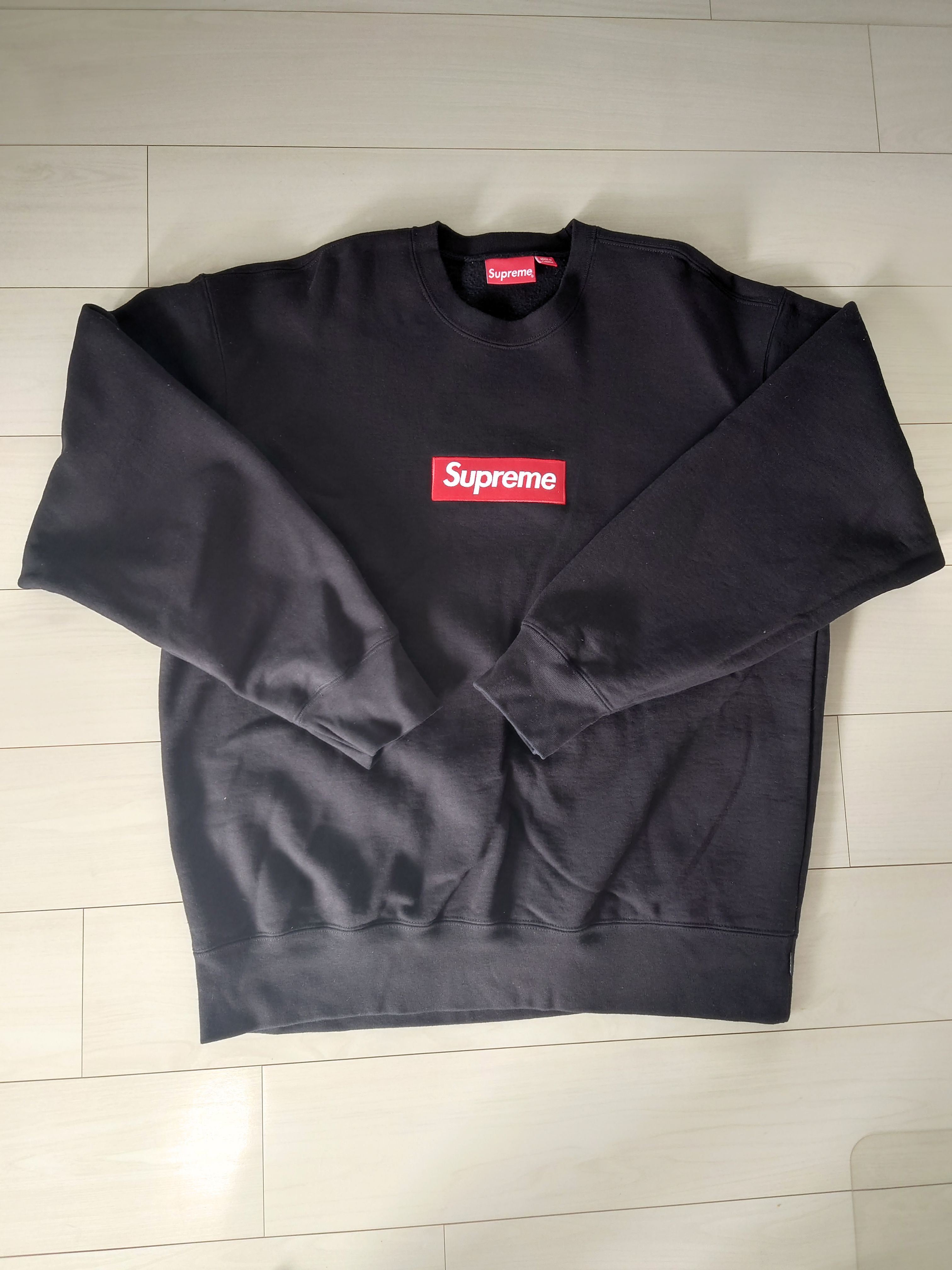 Supreme Box Logo Crewneck "Black" (22FW)