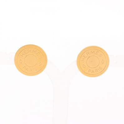 エルメス HERMES BIJOUTERIE FANTAISIE セリエ イヤリング ジュエリー GP(ゴールドメッキ) ゴールド レディース ゴールド系 【中古】