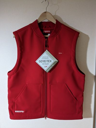 Supreme WINDSTOPPER Work Vest "Red"