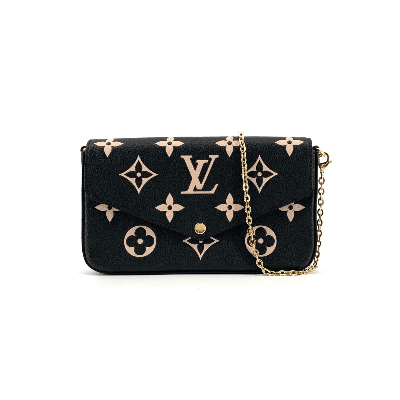 LOUIS VUITTON(ルイ・ヴィトン) ポシェット フェリシー バイカラーモノグラム 2way M80482 ショルダーバッグ ブラック×ベージュ
