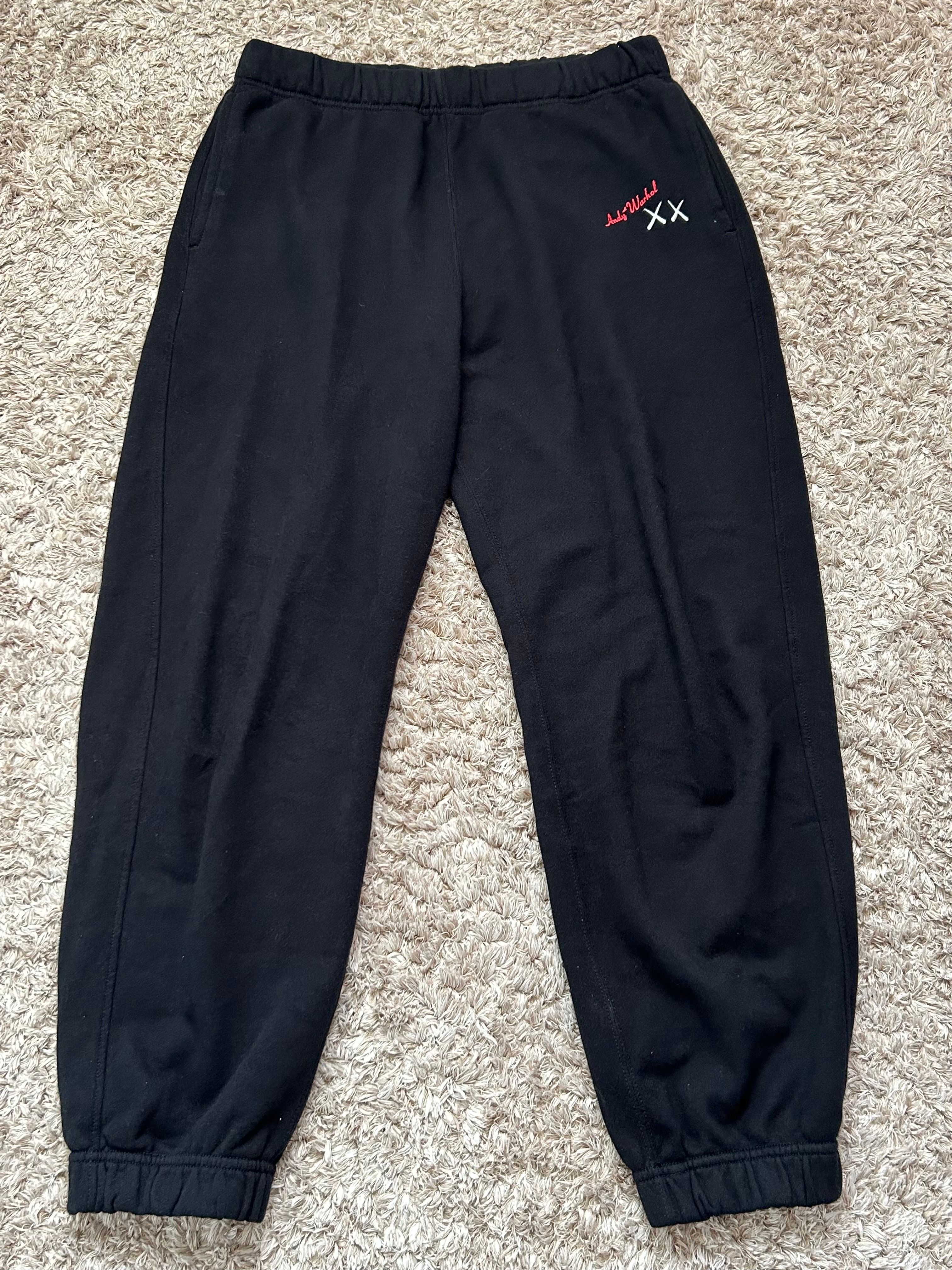 Uniqlo x KAWS x WARHOL Sweatpants "Black"