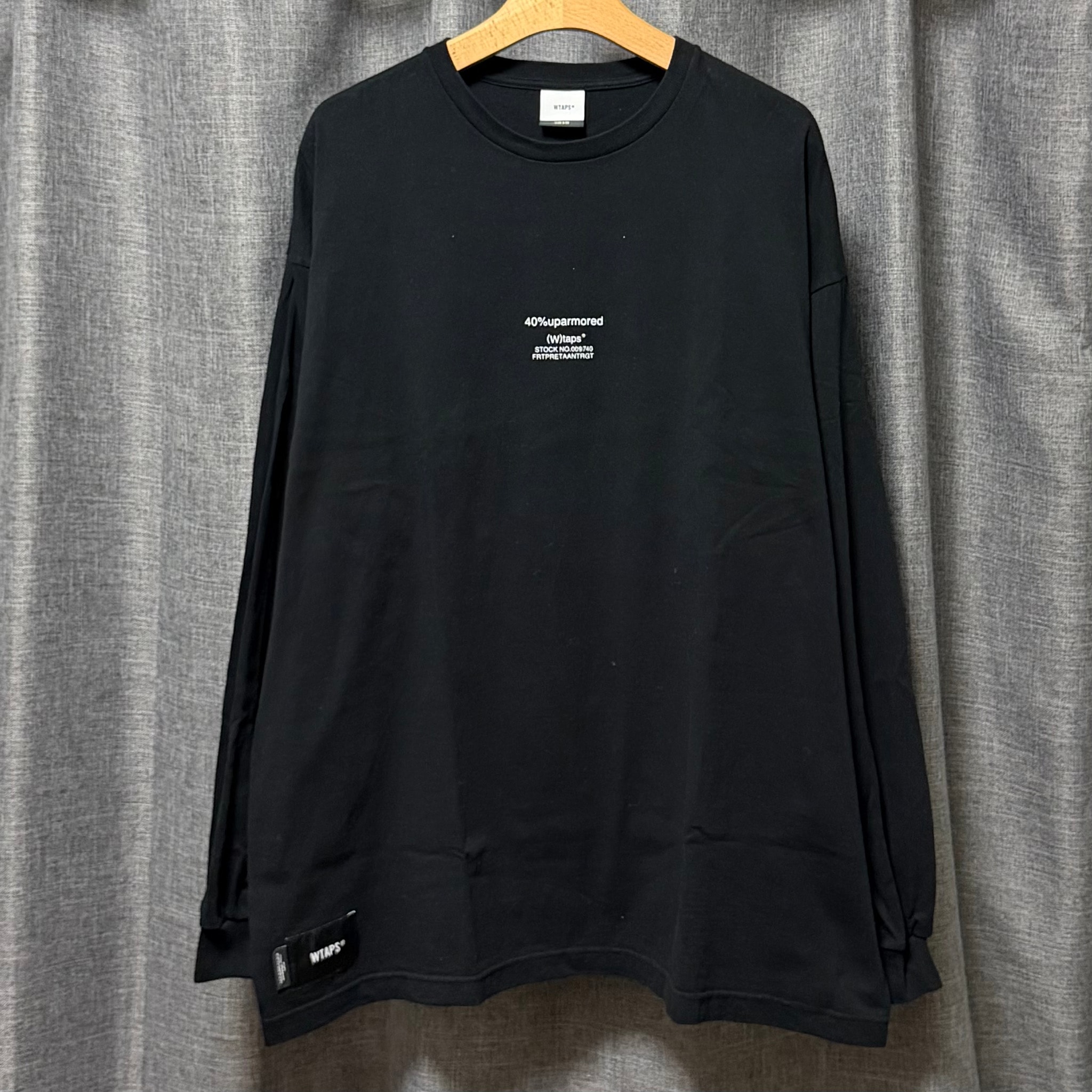 WTAPS 40PCT UPARMORED / LS / Cotton "Black"