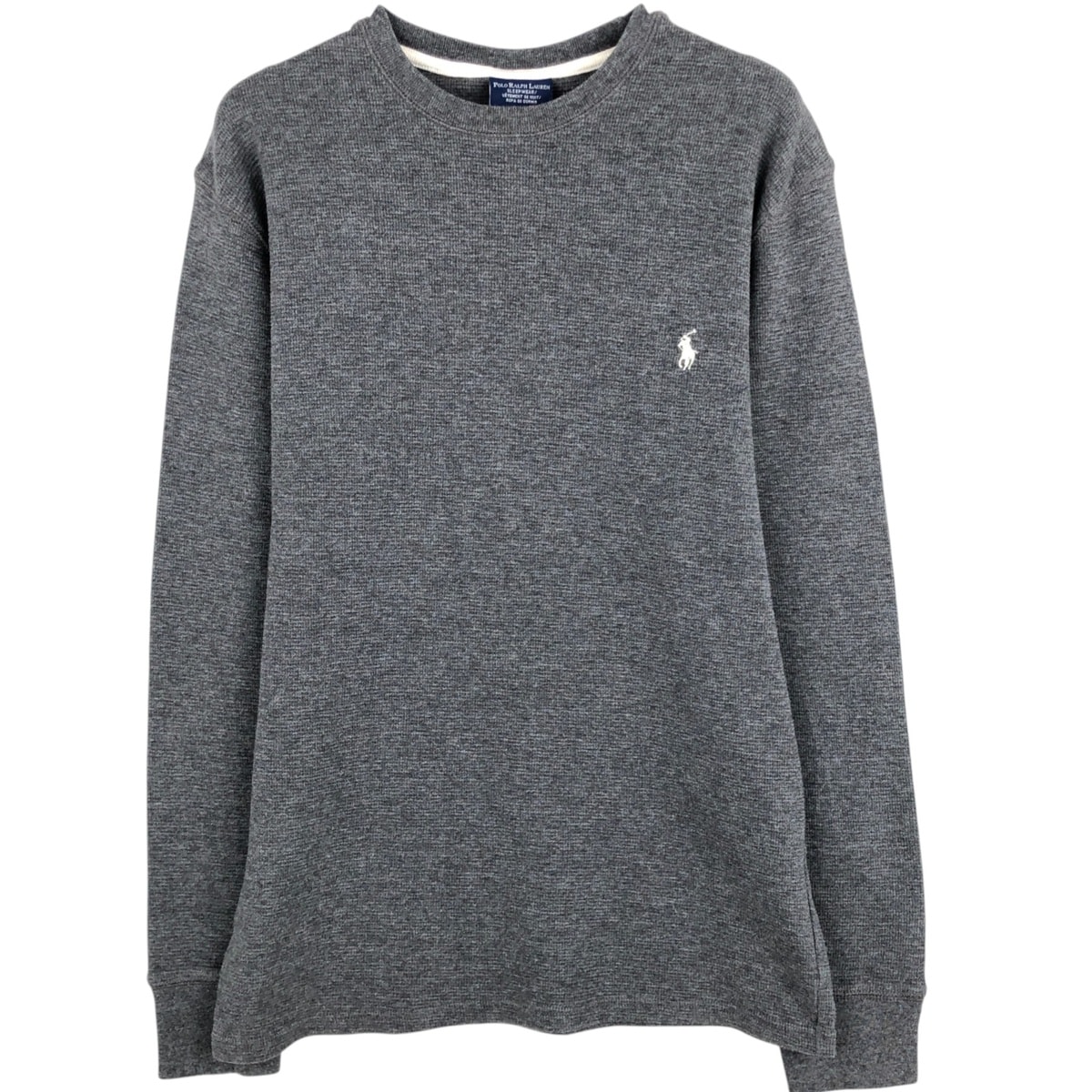 古着 ラルフローレン Ralph Lauren POLO RALPH LAUREN SLEEPWEAR サーマルロングTシャツ メンズS相当/eaa625332