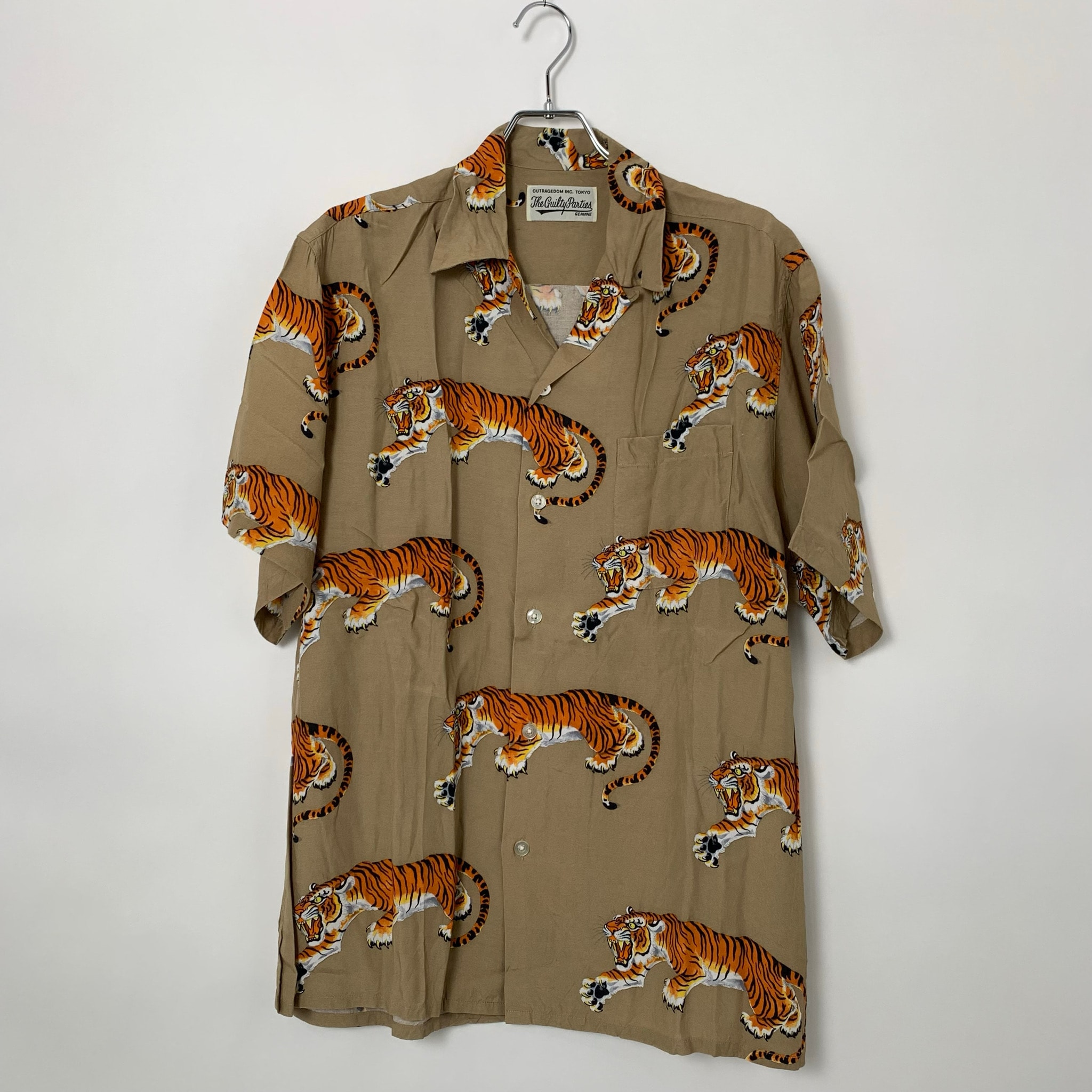 WACKO MARIA TIM LEHI / HAWAIIAN SHIRT "Beige"