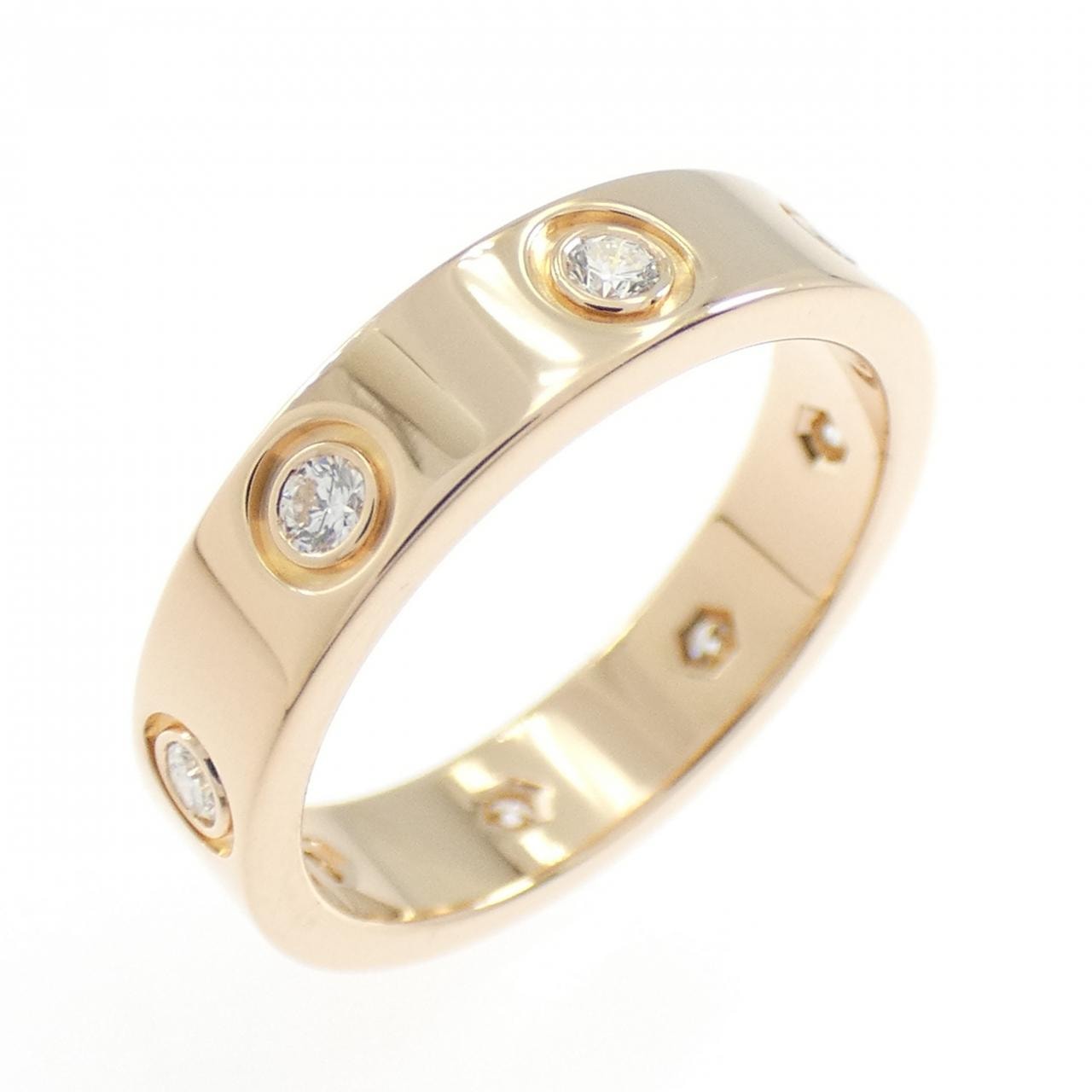 カルティエ ミニラブ フルダイヤ リング