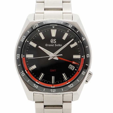 【6wdb0148】セイコー グランドセイコー SBGN019/9F86-0AJ0 黒文字盤【中古】腕時計 メンズ