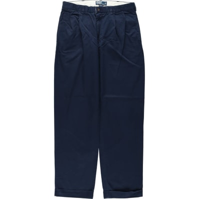 古着 ラルフローレン Ralph Lauren POLO by Ralph Lauren HAMMOND PANT ツータック チノパンツ メンズw34相当/eaa634943