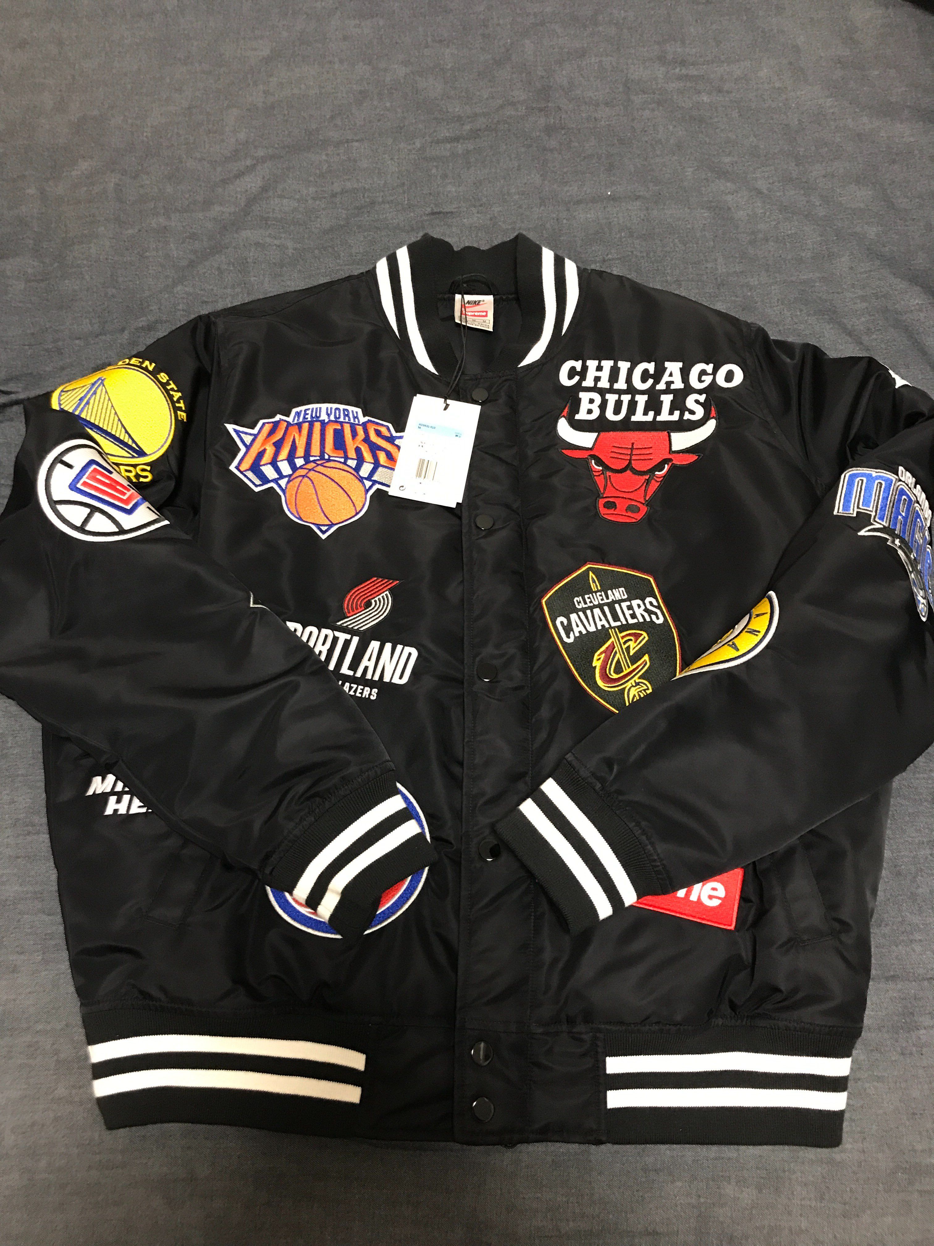 Supreme / Nike®/NBA Teams Warm-Up Jacket "Black"