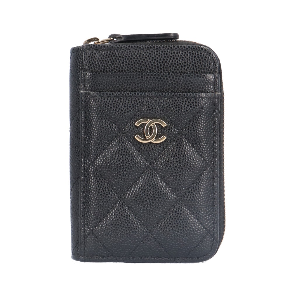 シャネル コインケース キャビアスキン レディース CHANEL  中古