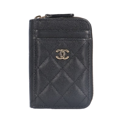 シャネル コインケース キャビアスキン レディース CHANEL 中古