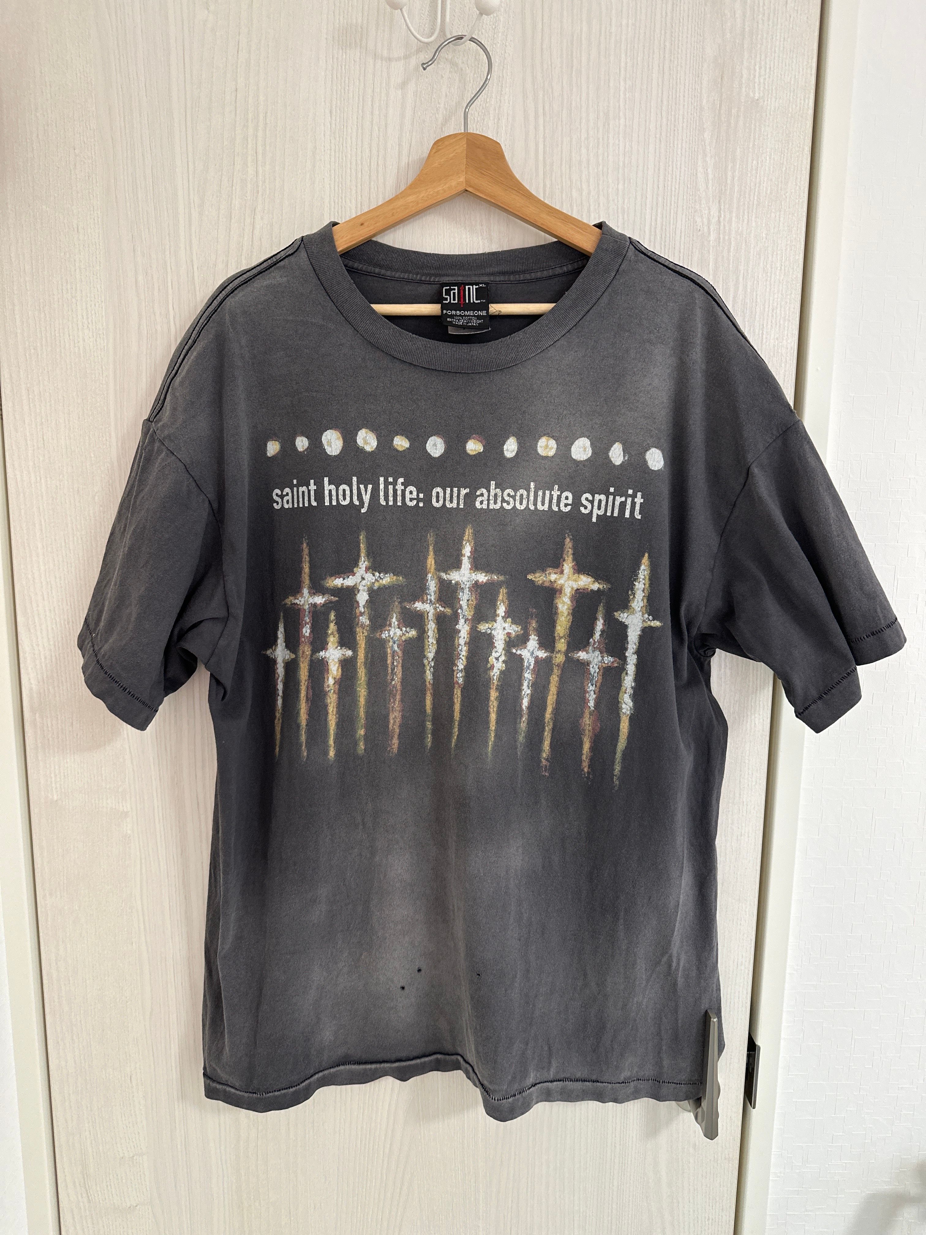 SAINT Mxxxxxx x FORSOMEONE FS_SS T-Shirt/God "Black"