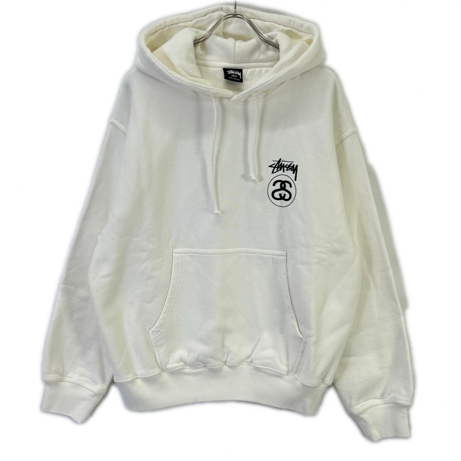 ステューシー ナチュラル STOCK LINK HOODIE PIGMENT DYED パーカー L