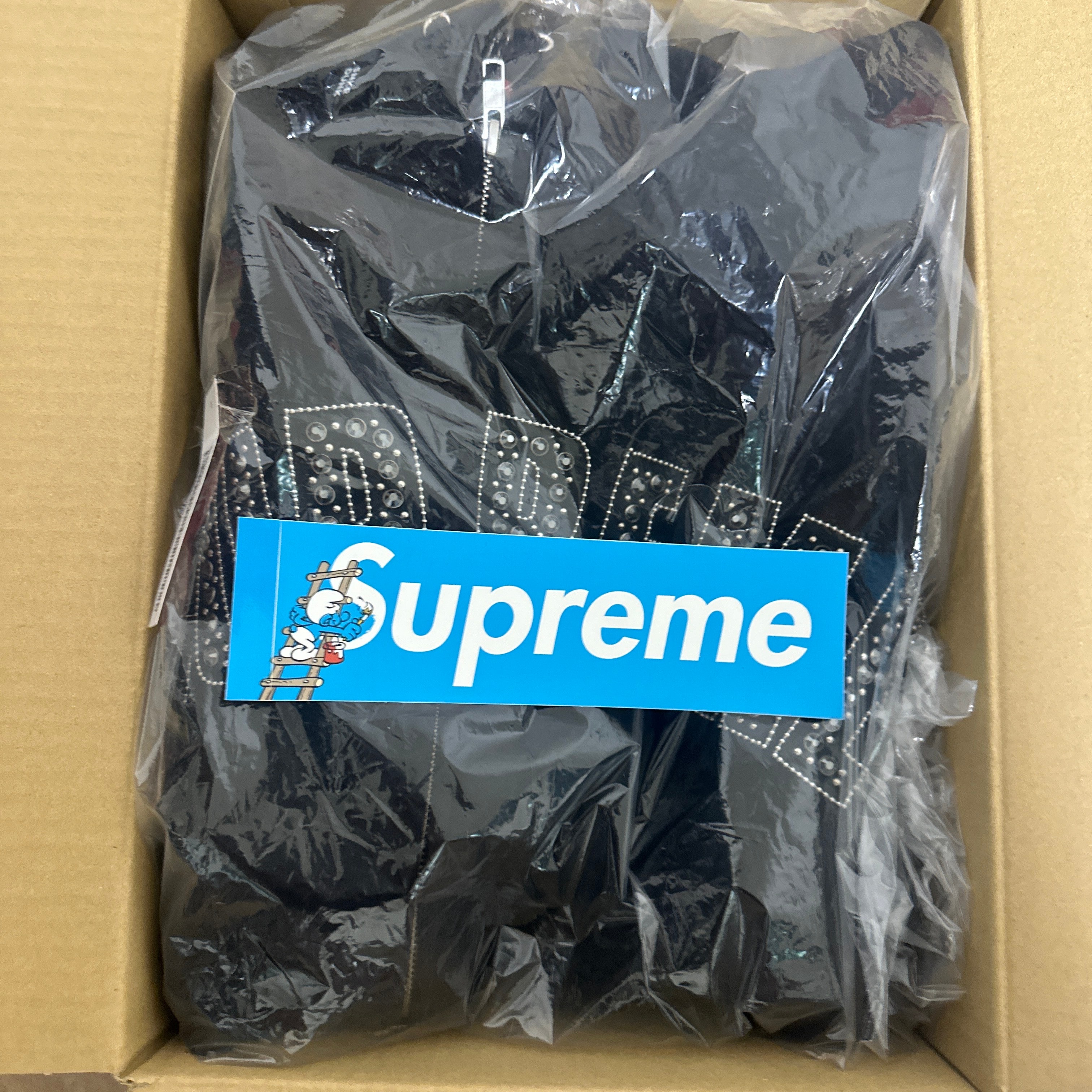 Supreme x B.B. Simon Zip Up Hooded Sweatshirt "Black"