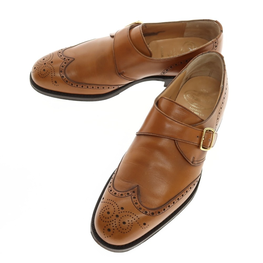 【中古】チャーチ CHURCH'S PICCADILLY ネバダカーフ ドレスシューズ ライトブラウン【サイズ6 G】【メンズ】