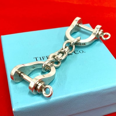 TIFFANY&Co. ティファニー ダブルシャックル シルバー925 キーホルダー シルバー
26271