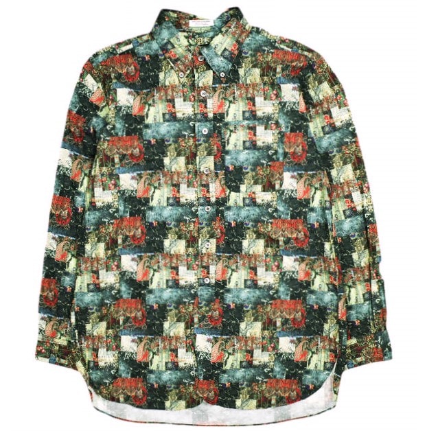 新品 Engineered Garments エンジニアードガーメンツ アメリカ製 19 Century BD Shirt - Patchwork Print パッチワークプリント ボタンダウンシャツ S Multi Color 長袖 19th トップス