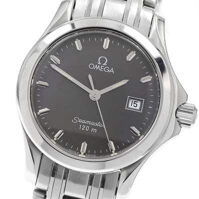 ★保 オメガ シーマスター120 デイト 2571.41 レディース 【中古】