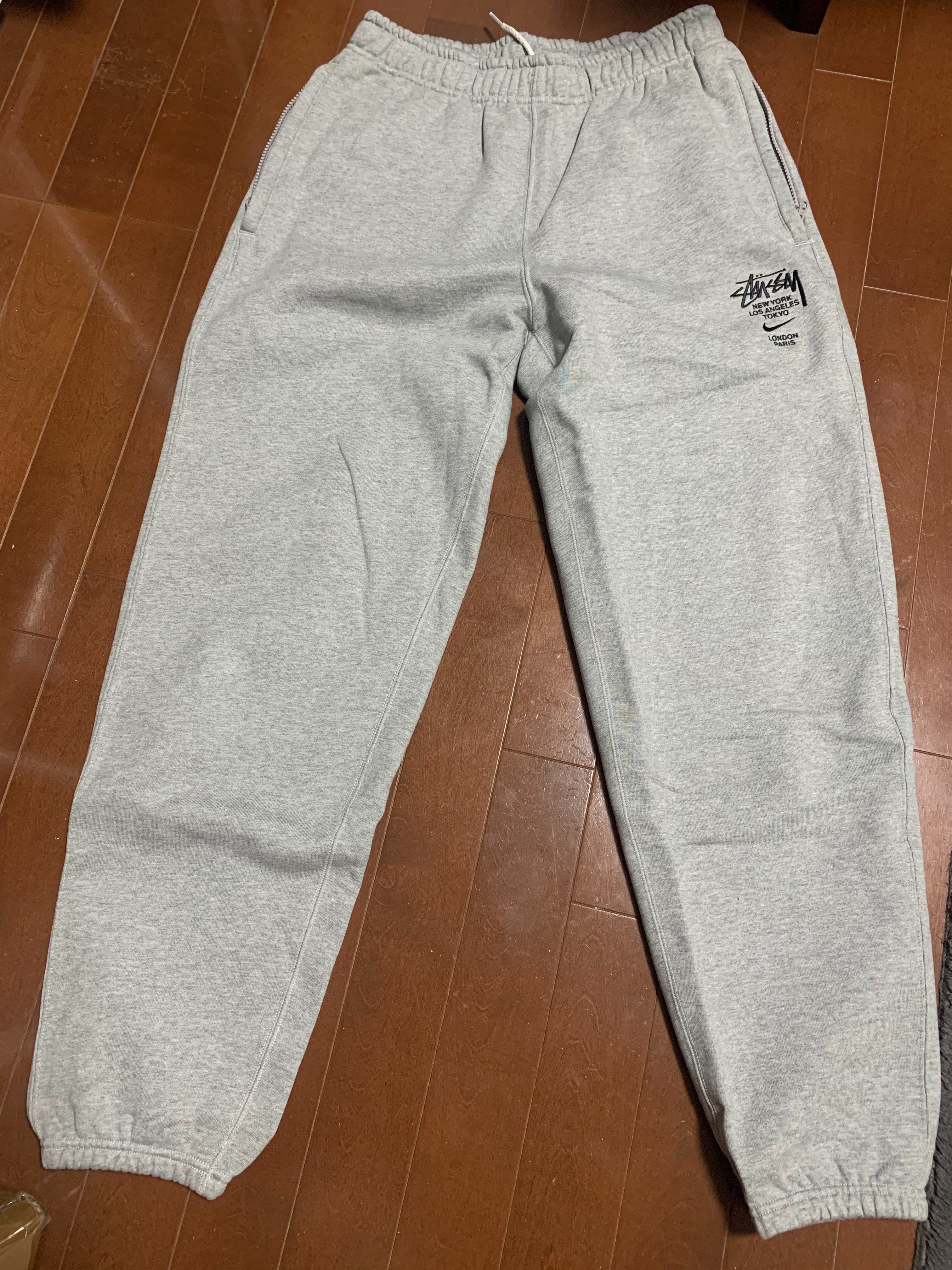 Nike x Stussy International Sweatpants (US Size) "Grey" DC4227-050