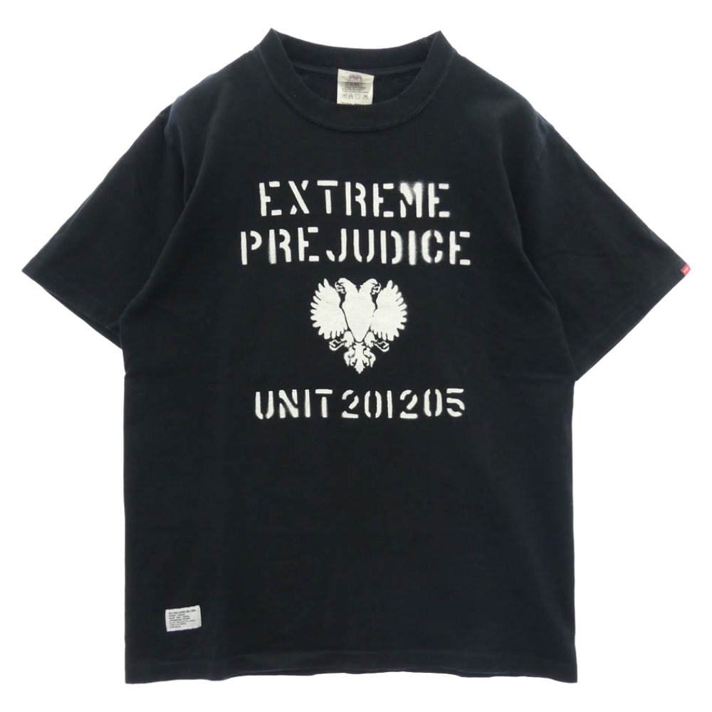 WTAPS ダブルタップス 08SS EXTREME PREJUDICE プリント 半袖 Tシャツ ブラック系 S【中古】