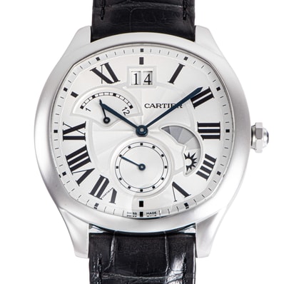 Cartier カルティエ ドライブ ドゥ カルティエ ラージデイト WSNM0005 2タイムゾーン ステンレススチール【中古】