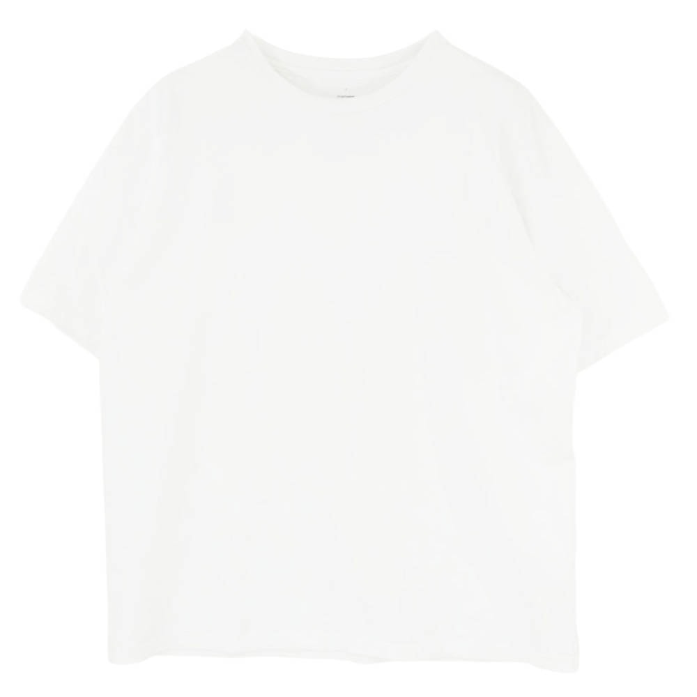 GRAPHPAPER グラフペーパー クルーネック 丸首 ショートスリーブ 無地 半袖 Tシャツ ホワイト系 3【中古】