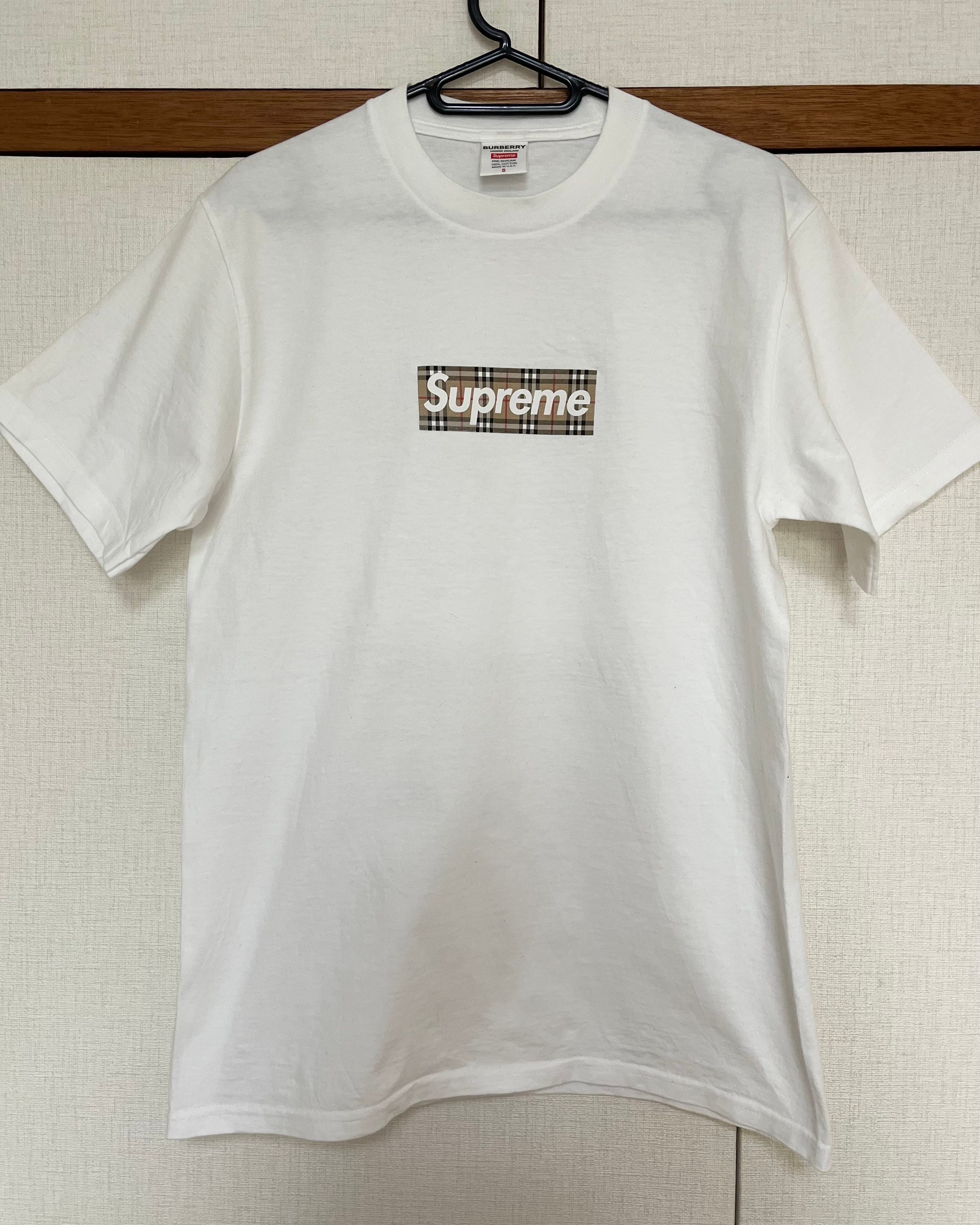 Supreme / Burberry Box Logo Tee "White"
